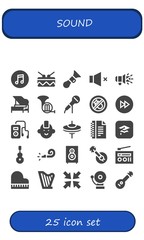 sound icon set