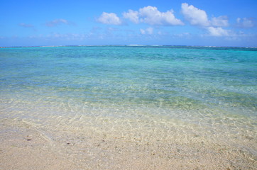 the beautiful beach in guam