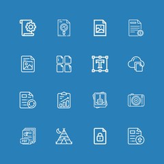 Editable 16 format icons for web and mobile