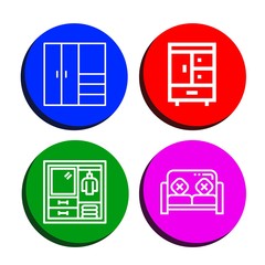 Set of closet icons