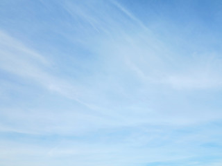 blue sky with clouds in summer