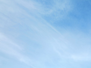 blue sky with clouds in summer