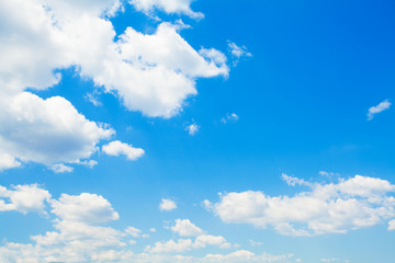 Obraz na płótnie Canvas Fluffy Clouds In Blue Sky. Background From Clouds.