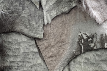 Reindeer skin pruning background