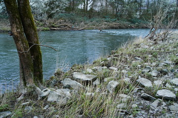 Abschnitt der Sieg bei Eiserfeld in Nordrhein-Westfalen