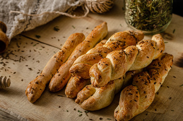 Homemade salted sticks