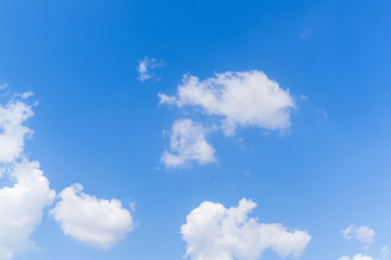 Naklejka na ściany i meble Blue sky and clouds background