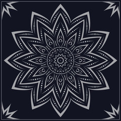 Luxury mandala with royal golden arabesque arabic islamic east style background 