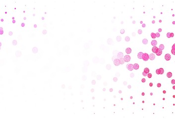 Light Purple, Pink vector background with spots.