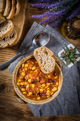 Mexican chili con carne.
