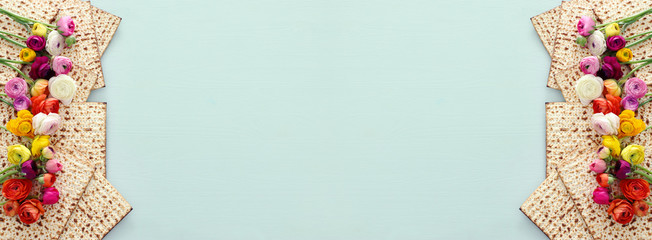 Pesah celebration concept (jewish Passover holiday)