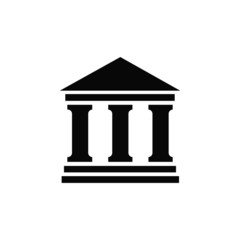 vector illustration of a bank icon