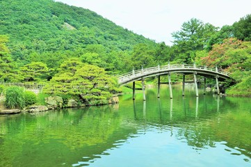Fototapeta na wymiar 栗林公園（香川県高松市）