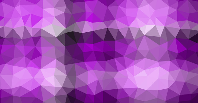 Low Polygonal Computation Art background illustration