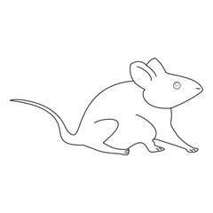 Rat Line Art Clip Art