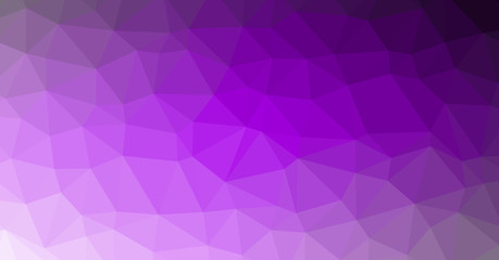 Fototapeta premium Low Polygonal Computation Art background illustration