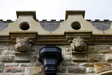 Clyne Chapel carved heads