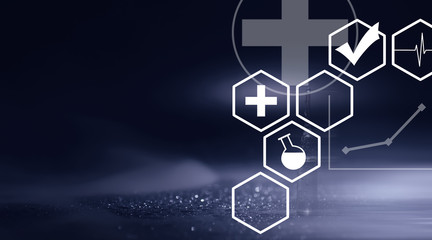 Medical drug ampoules. Medicines for injection.