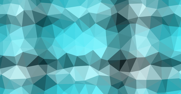 Low Polygonal Computation Art background illustration