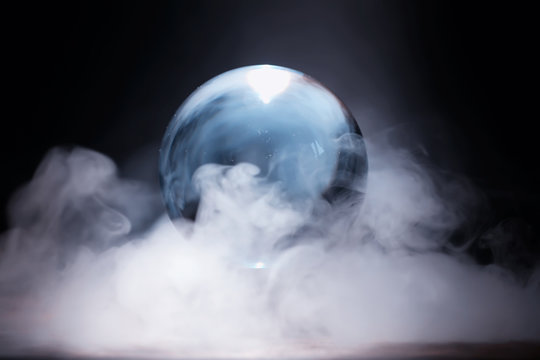 Crystal ball to predict the fate. Guessing for the future.