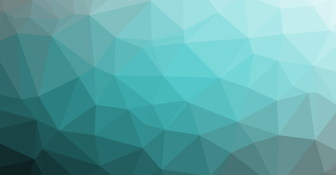 Low Polygonal Computation Art background illustration