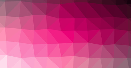 Fototapeta premium Low Polygonal Computation Art background illustration