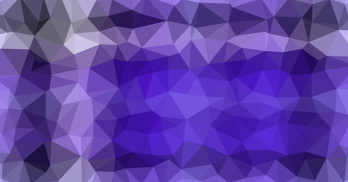 Low Polygonal Computation Art background illustration