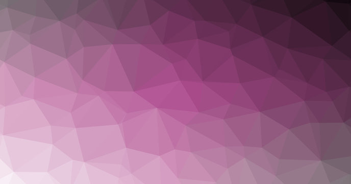 Low Polygonal Computation Art background illustration