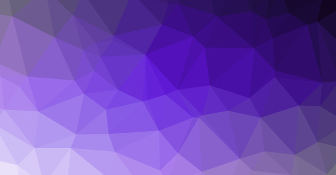 Low Polygonal Computation Art background illustration