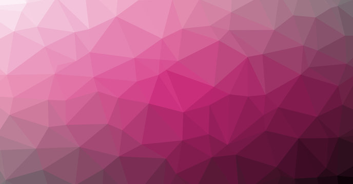 Low Polygonal Computation Art background illustration