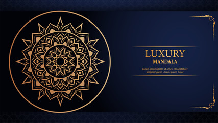 Luxury mandala arabesque ornamental background