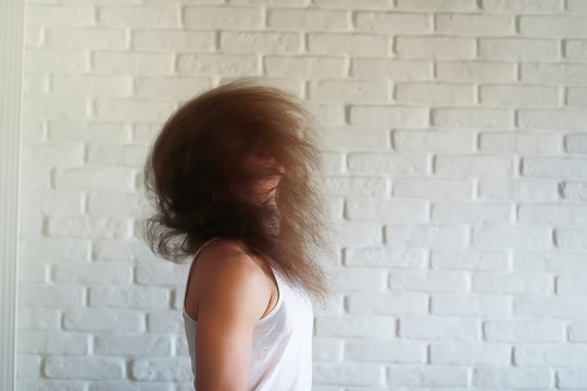 Young Man With Long Hair