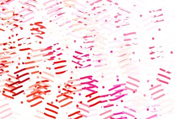 Light Pink, Red vector template with repeated sticks.