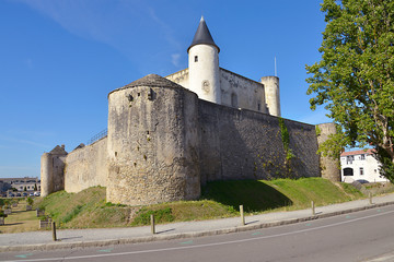 Medieval castle of Noirmoutier en l’Ile in Pays de la Loire region in western France