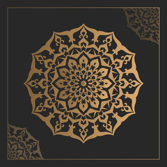 Luxury mandala arabesque ornamental background