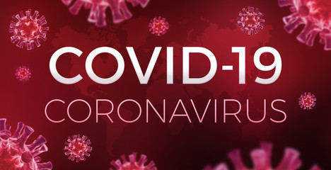 Coronavirus COVID-19 - Bannière épidémie mondiale