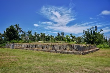 Fototapeta na wymiar Kingdom of Tonga – Paepae o Teleʻa Royal Tombs at Tongatapu