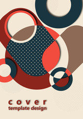 Abstract color geometric shapes. Modern design background. Business presentation design template, cover, brochure, flyer, web banner.