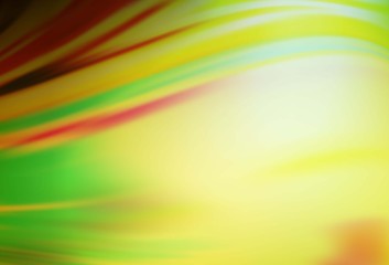 Dark Green, Yellow vector blurred shine abstract texture. Modern abstract illustration with gradient. New design for your business.