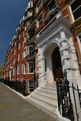 beautiful old house facade in london