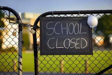 coronavirus fears close schools worldwide amid the virus pandemic outbreak, school closed or...