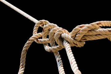 white knot rope