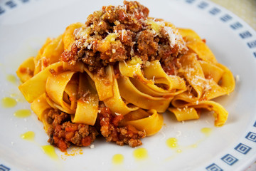 Tagliatelle with Bolognese ragout