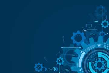 digital technology and engineering, digital telecoms concept, Hi-tech,futuristic technology background, vector illustration.