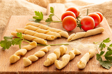  Fresh Fusilli homemade Calabrian tradition
