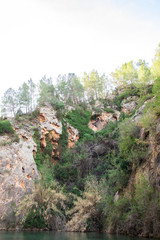 view of the mountains and lake Montanejos
