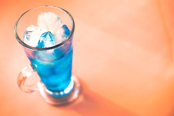 ice for drinks. bar alcohol