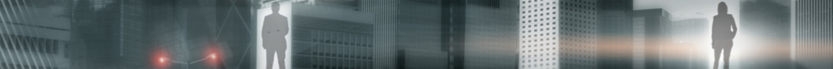 Abstract Website Header Panoramic  Banner for your site. Modern City.