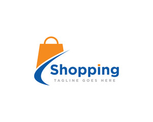 Bag Shop Logo Icon Design Vector
