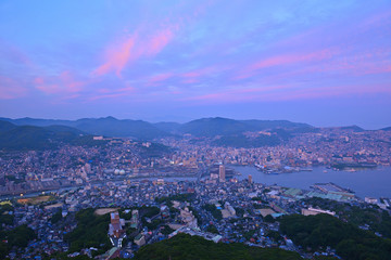 長崎の夕景